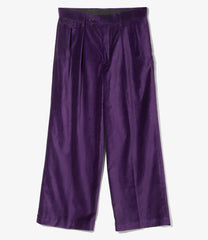 Tucked Buggy Trouser - Velveteen