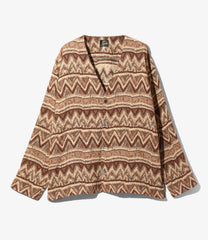 Cardigan Jacket - Zigzag Stripe Jq.