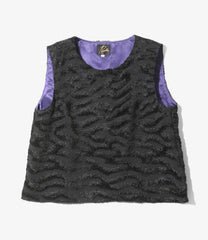 C.C. Vest - Poly Zebra Cut Jq.