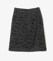 C.C. Skirt - Poly Zebra Cut Jq.