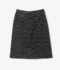 C.C. Skirt - Poly Zebra Cut Jq.