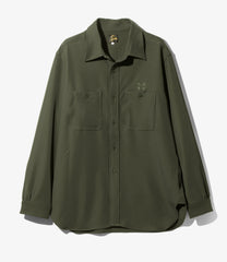 Work Shirt - PE/R/PU Cavalry Twill