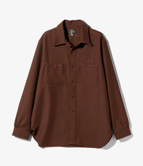 Work Shirt - PE/R/PU Cavalry Twill