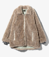 S.C.Fur Jacket - Poly Curly Fur