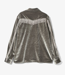 Fringe One-Up Shirt - TA/PE Velour