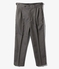 W.U. Tucked S/T Trouser -Glen Plaid