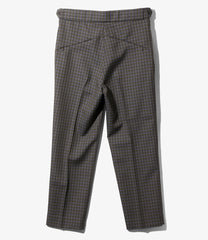 W.U. Tucked S/T Trouser -Glen Plaid