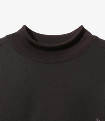 L/S Mock Neck T - Bright Jersey