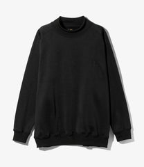 L/S Mock Neck T - Bright Jersey