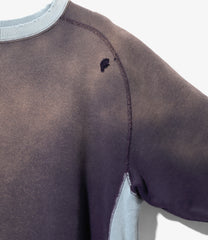 2-Tone C/N Sweat Shirt - F.Terry