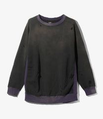 2-Tone C/N Sweat Shirt - F.Terry