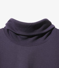 L/S High Neck Tee - Poly Jersey