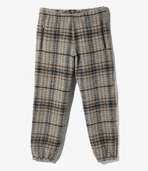 Zipped W.U. Pant - Plaid Tweed