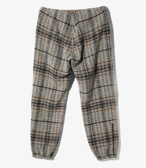 Zipped W.U. Pant - Plaid Tweed