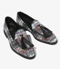 Tartan Plaid Tassel Slip-On