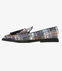 Tartan Plaid Tassel Slip-On