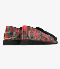 Tartan Plaid Tassel Slip-On