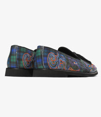 Tartan Plaid Tassel Slip-On