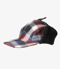 Hunting Cap - Wool Melton Plaid