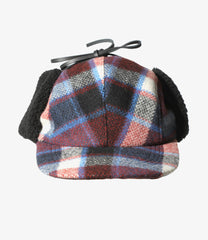 Hunting Cap - Wool Melton Plaid