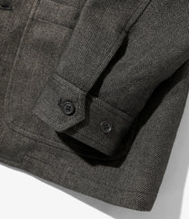 Pen Jacket - Poly Herringbone