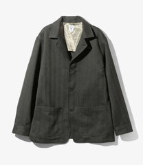 Pen Jacket - Poly Herringbone