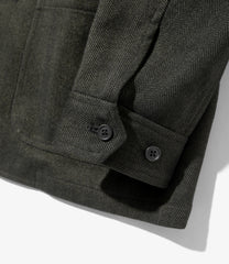 Pen Jacket - Poly Herringbone