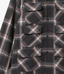 6 Pocket Classic Shirt - Plaid Twill