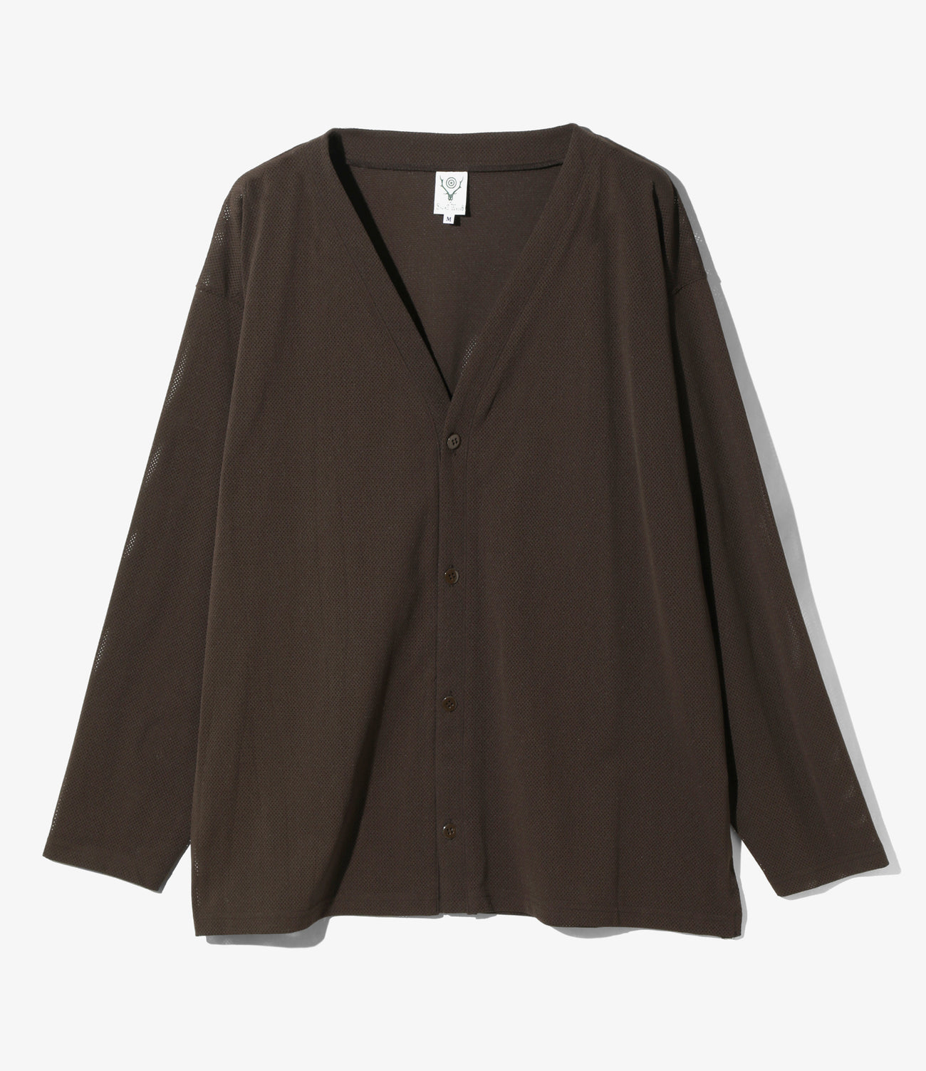 South2 West8 S.S. V Neck Cardigan ネペンテス S.S. V Neck Cardigan - Knit Mesh – NEPENTHES ONLINE STORE
