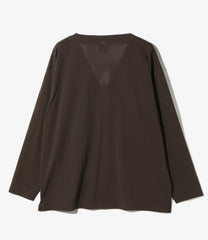 V-Neck Cardigan - Knit Mesh