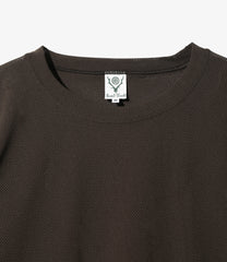 S.S. Crew Neck Shirt - Knit Mesh