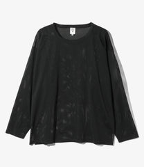 L/S Crew Neck Shirt - Knit Mesh