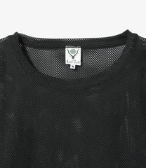 Crew Neck Shirt - Knit Mesh