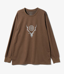 L/S Crew Neck Tee -  Skull&Target