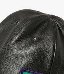 Motor Cycle Tulip Hat - Cowhide Leather