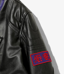 Motor Cycle Jacket - Cowhide Leather