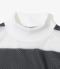 L/S Mock Neck Tee - Poly Mesh/St. Printed