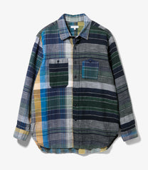 Work Shirt - Madras Dobby Jacquard