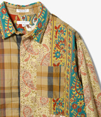 Combo Short Collar Shirt - Madras