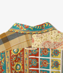 Combo Short Collar Shirt - Madras