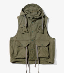 Field Vest - Coated Cotton Cloth