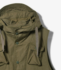 Field Vest - Coated Cotton Cloth