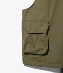 Field Vest - Coated Cotton Cloth