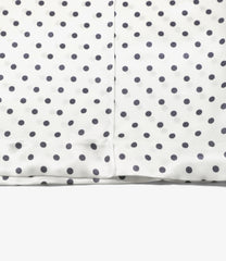 Pin Tuck Flare Pants - Polka Dots Sateen