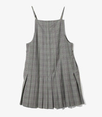 Apron Pleats Dress - Gabardine