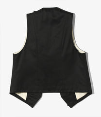 Frill Vest - Chino Cloth
