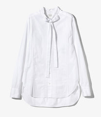 Ribbon Tie Blouse - Solid＆Leopard