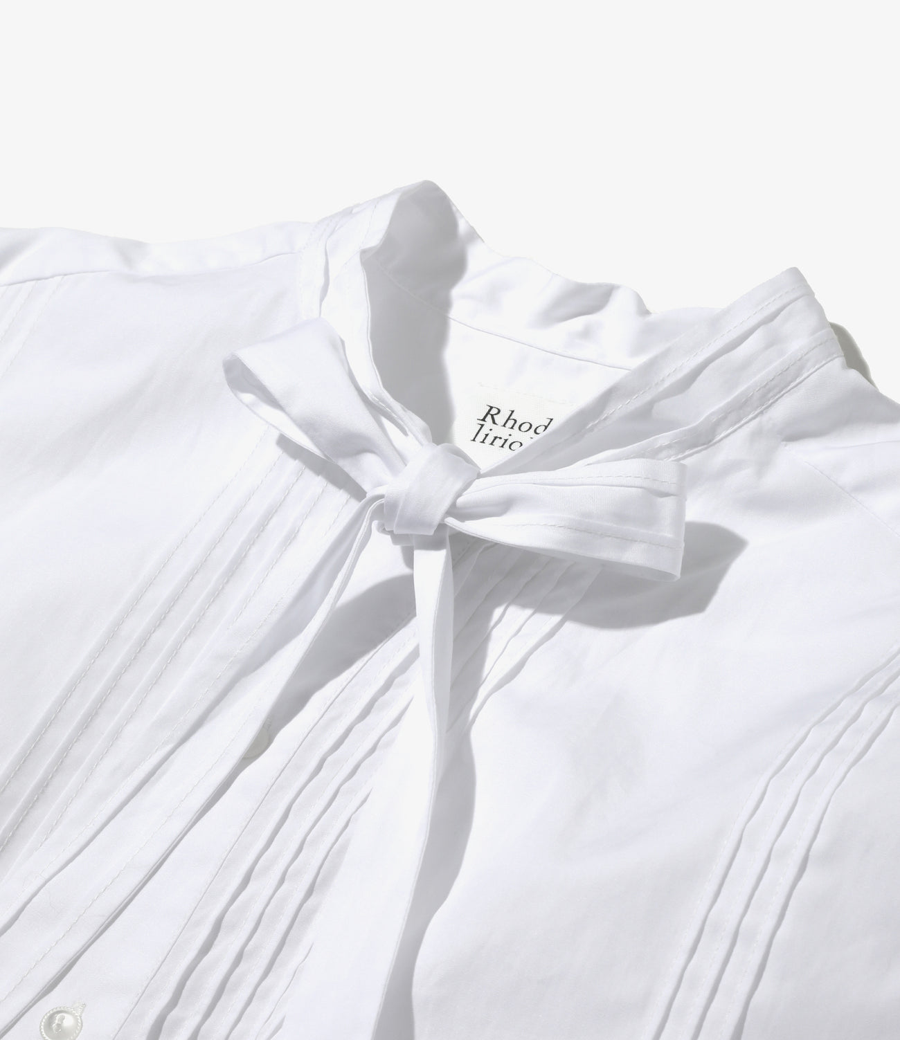 Ribbon Tie Blouse - Solid＆Leopard
