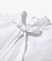 Ribbon Tie Blouse - Solid＆Leopard