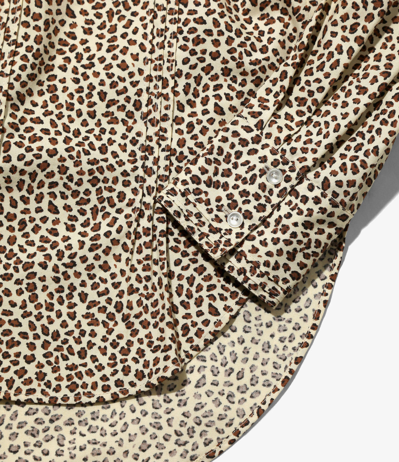 Ribbon Tie Blouse - Solid＆Leopard